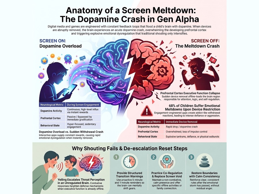 Anatomy of a screen meltdown diagram